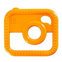 【中古】【輸入品・未使用】Ulubulu Camera Teether Orange by Ulubulu