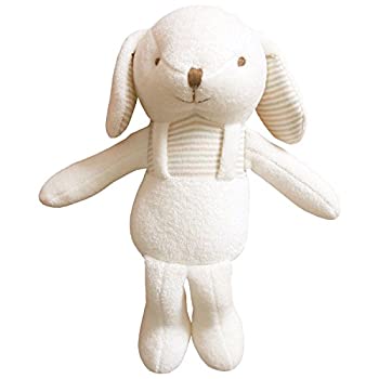 【中古】【輸入品・未使用】(Lovely Puppy)100% Certified Organic Cotton Fabric . Baby First Doll 11 inches (No Dyeing Natural Organic Cotton) by JOHN N TREE Organi