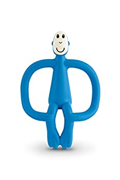 【中古】【輸入品 未使用】Matchstick Monkey Teething Gel Applicator Training Toothbrush Chewable Friend (Teether) - Blue by Matchstick Monkey