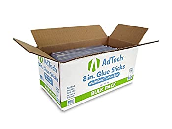 【中古】【輸入品・未使用】AdTech 220-385-5 ホットスティック 8インチ ミニサイズ マルチテンプ 5ポンドボックス 多目的グルースティック 0.28インチ X 8インチ クリア