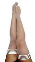 【中古】【輸入品・未使用】Kix'ies Sammy Fishnet Thigh High White C