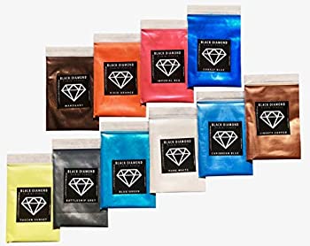 【中古】【輸入品・未使用】BLACK DIAMOND PIGMENTS バラエティパック1（10色）マイカパウダーピュア、2TONEシリーズバラエティ顔料パック（エポキシ、塗料、色、アート）