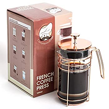 【中古】【輸入品・未使用】Cantankerous Chef Rose Gold French Press - Coffee Press - Best Coffee Maker - Elegant Original Finishing - Sturdy Mesh Filter Borosilic