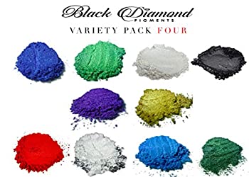 【中古】【輸入品 未使用】BLACK DIAMOND PIGMENTS バラエティパック4（10色）マイカパウダーピュア 2TONEシリーズバラエティ顔料パック（エポキシ 塗料 色 アート）