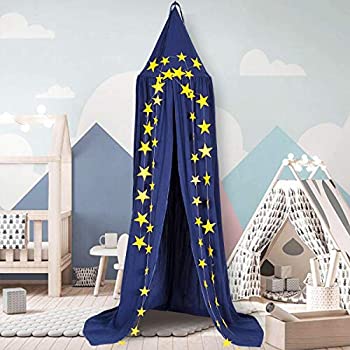 【中古】【輸入品・未使用未開封】Dix-Rainbow Princess Bed Canopy Mosquito Net for Kids Baby Bed Round Dome Kids Indoor Outdoor Castle Play Tent Hanging House Decoration