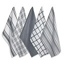 【中古】【輸入品・未使用】DII キッチンディッシュタオル グレー 18 x 28インチ 超吸収 速乾 プロフェッショナルグレード コットンティータオル 毎日の...