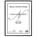 【中古】【輸入品・未使用】(46cm x 60cm) - Nu-Dell 31222 Metal Poster Frame Plastic Face 18 x 24 Black