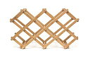 【中古】【輸入品・未使用】Lipper International Folding Bamboo Wine Rack