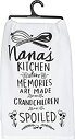 【中古】【輸入品・未使用】プリミティブby Kathyキッチンタオル???Nana 'sキッチンWhere Memories Are MadeとGrandchi...