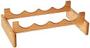 【中古】【輸入品・未使用】Wooden Mallet WR41LO 4 Bottle Dakota Wine Rack