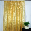 【中古】【輸入品・未使用】HeMiaor クリスマス スパンコール カーテン 背景 5x7ft ゴールド 190120 5x7ft gold(3)