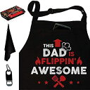 【中古】【輸入品・未使用】West End Warehouse Dad BBQエプロン おもしろエプロン グリルエプロン シェフエプロン ブラックキッチンエプロ...