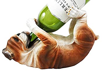【中古】【輸入品・未使用未開封】Atlantic Collectibles British Bulldog Canine Dog 26cm Long Wine Bottle Holder Caddy Figurine