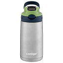 【中古】【輸入品・未使用】Contigo オートスパウト ウォーターボトル 13オンス ブルーベリー&グリーンアップル