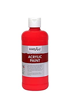 yÁzyAiEgpzHandy Art by Rock Paint 101-154 Student Acrylic Paint 1 Fluorescent Red 16-Ounce by Handy Art by Rock Paint