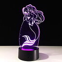 【中古】【輸入品・未使用】3d LED Visualランプナイトライト装飾デスクランプ7色変更可能デスクランプテーブル装飾部屋の装飾、子供誕生日ギフトクリスマス...