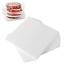 【中古】【輸入品・未使用】バーガーパティペーパー 5.5 x 5.5インチ 300枚セット パティペーパースクエア ベーキングクッキングペーパー 正方形 ハンバ...