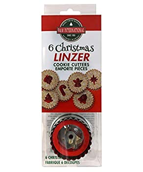 yÁzyAiEgpzR & M 1848 Christmas Linzer Cookie Cutter Set by R & M International Group us kitchen RMINA