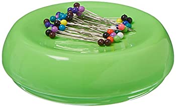 yÁzyAiEgpzGrabbit Magnetic Pincushion W/50 Pins-Lime by Grabbit Sewing Tools