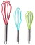 【中古】【輸入品・未使用】Wired Whisk Silicone Whisk Set of 3 - Stainless Steel & Silicone Kitchen Utensils for Blending Whisking Beating & Stirring - (Blue: 12-