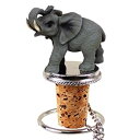 Wine Bottle Stopper - Elephant Decorative Cork by Conversation Concepts