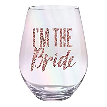 yÁzyAiEgpzSlant Collections 890ml Stemless Wineglass - I'm the Bride