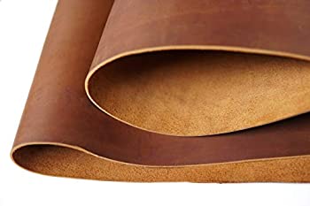 【中古】【輸入品・未使用】Tooling Leather スクエア 厚さ2.0mm フルグレイン 牛革 手芸 裁縫 趣味 ワークショップ 手芸 レザー 4ピース（バーボンブラウン、6インチx6イン
