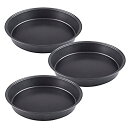 【中古】【輸入品・未使用】Tosnail 23cm Nonstick Round Cake Pan - Set of 3
