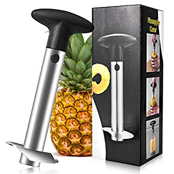 【ポイントアップ中！】【中古】【輸入品・未使用未開封】食品グレード ステンレススチール パイナップルカッター アップグレード済み 補強 厚い刃 パイナップル芯抜きスライサー スライサー キッチンパのサムネイル