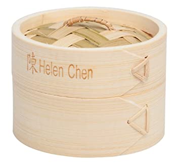 yÁzyAiEgpzHelen Chen's Asian Kitchen 4-Inch Bamboo Steamers Set of 2 by HIC Harold Import Co.