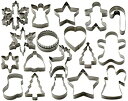 【中古】【輸入品 未使用】StarPack Christmas Cookie Cutters Set (18 Piece) - Favorite Holiday Shapes including Gingerbread Man Star and Snowflake - Bonus 101 Coo