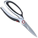 【中古】【輸入品・未使用】Zyliss Household Shears、ステンレススチールはさみwithノンスリップグリップ 30300