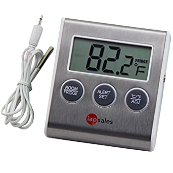 yÁzyAiEgpzEasy to Read: Refrigerator Freezer Thermometer Alarm High & Low Temperature Alarms Settings by iapsales