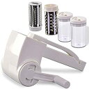 【中古】【輸入品・未使用】Vivaant Professional-Grade Rotary Grater - 2 Stainless Steel Drums - Grate Or Shred Hard Cheeses Vegetables Chocolate And More - Award-