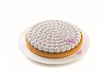 楽天アトリエ絵利奈【中古】【輸入品・未使用】Silikomart 23.201.13.0065キット Tarte Meringue モールド ノンスティックプラスチック素材とシリコン、グレー