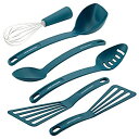 【中古】【輸入品・未使用】Rachael Ray 46409 6 Piece Nylon Nonstick Tools Set One Size Marine ...