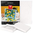 【中古】【輸入品・未使用】Arteza DIYフレーム 水彩アートペーパーパッド 9x12インチ 10枚 厚手のキャンバスパッド 140ポンド 300GSM ア...
