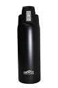 楽天アトリエ絵利奈【中古】【輸入品・未使用】Aquatix Matte Black Insulated FlipTop Ultimate Sport Bottle 21 ounce Pure Stainless Steel by Aquatix FlipTop Sport Bottle