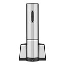 【中古】【輸入品・未使用】Cuisinart 電動ワインオープナー 3.5インチ x 4.75インチ x 10インチ ステンレススチール