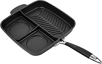 【中古】【輸入品・未使用】MasterPan Non-Stick 3 Section Meal Skillet 11 Black by Master Pan