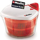 【中古】【輸入品 未使用】MUELLER Large 5L Salad Spinner Vegetable Washer with Bowl Anti-Wobble Technology Lockable Colander Basket and Smart Lock-Lid Lettuce Wa