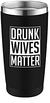 面白いワインタンブラー Drunk Wives Matter 女性へのギフト 面白いワインタンブラー Drunk Wives Matter 女性へのギフト