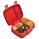 【中古】【輸入品・未使用】Bentgo Fresh (レッド) - 漏れ防止 万能な4区切り 弁当スタイル ランチボックス - 食事量管理とバランスの取れた食事...