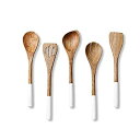 【中古】【輸入品・未使用】木製スプーン 料理やキッチン用具セット (ホワイト)