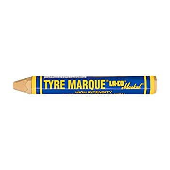 yÁzyAiEgpzMarkal Tyre Marque Tire Marking Crayon for Temporary Tire Marking -20 to 130 Degree F Temperature 1/2 Diameter 4-5/8 Length Yellow (Pac