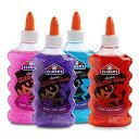 【中古】【輸入品・未使用】Elmer's (エルマーズ) 液体グリッター接着剤 洗える ブラック