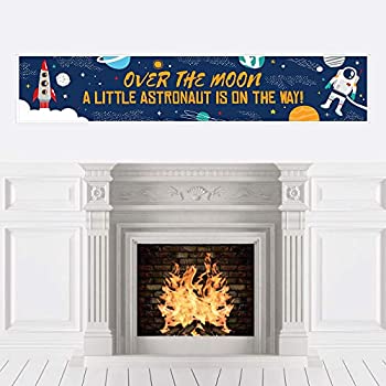 【中古】【輸入品・未使用】Big Dot of Happiness Blast Off to Outer Space - ロケットシップ ベビー..