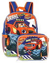 【中古】【輸入品・未使用】Blaze and the Monster Machines バックパック 断熱ランチボックス付き ブルー/マルチ One_Size
