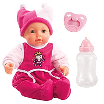 【中古】【輸入品・未使用】Bayer Design 18inch Hello Baby Doll in Deluxe Princess Dress (Pink)