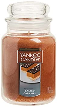 【中古】【輸入品・未使用】Yankee Candle Large Jar Salted Caramel Scented Candle